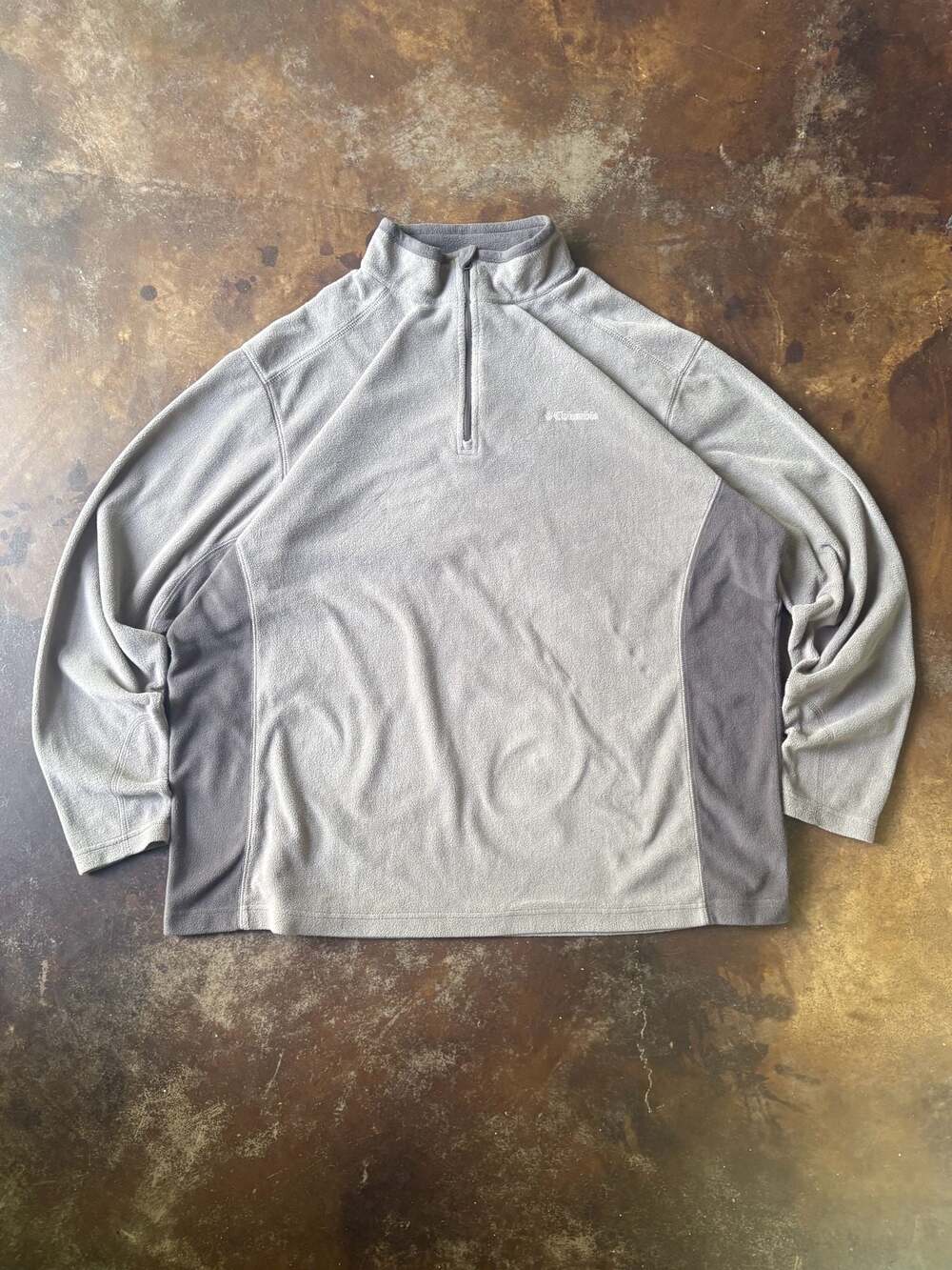 Columbia Sportswear Company Men's Quarter-Zip Fleece Pullover Grey